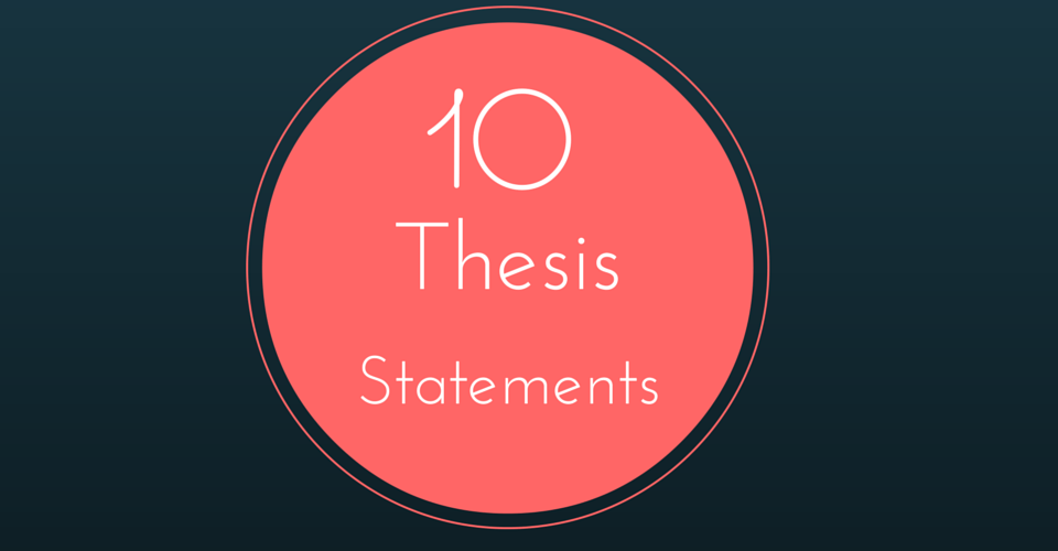 Thesis statement on health and nutrition