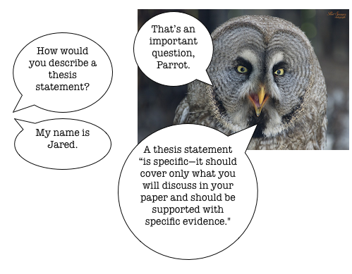 Writing a thesis owl