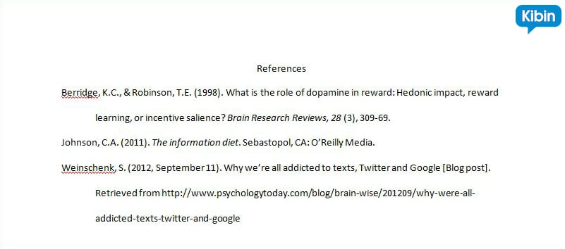 APA citations