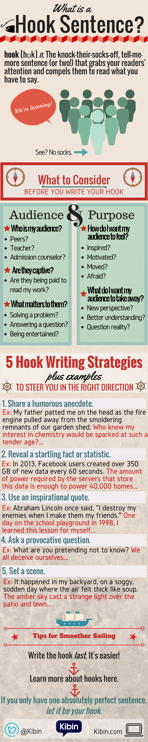 What Is a Hook Sentence? (Infographic) - Kibin Blog