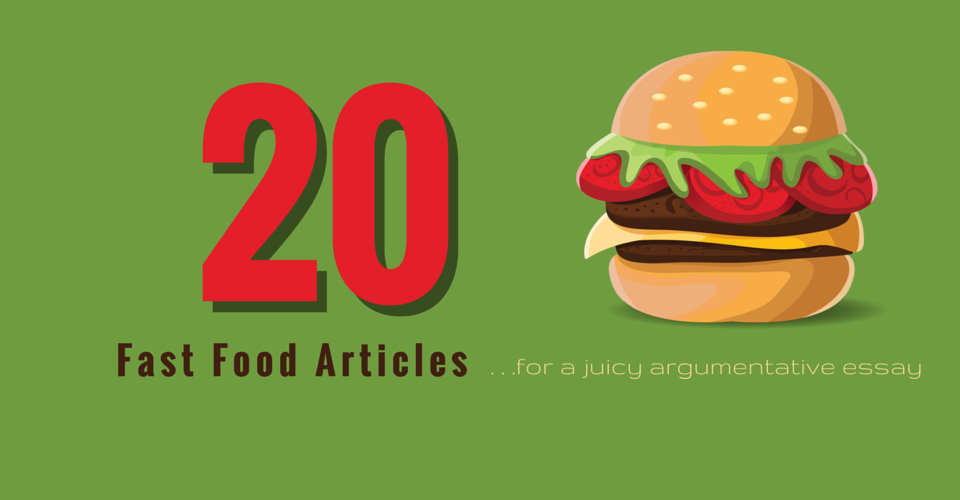 Fast food essay topics