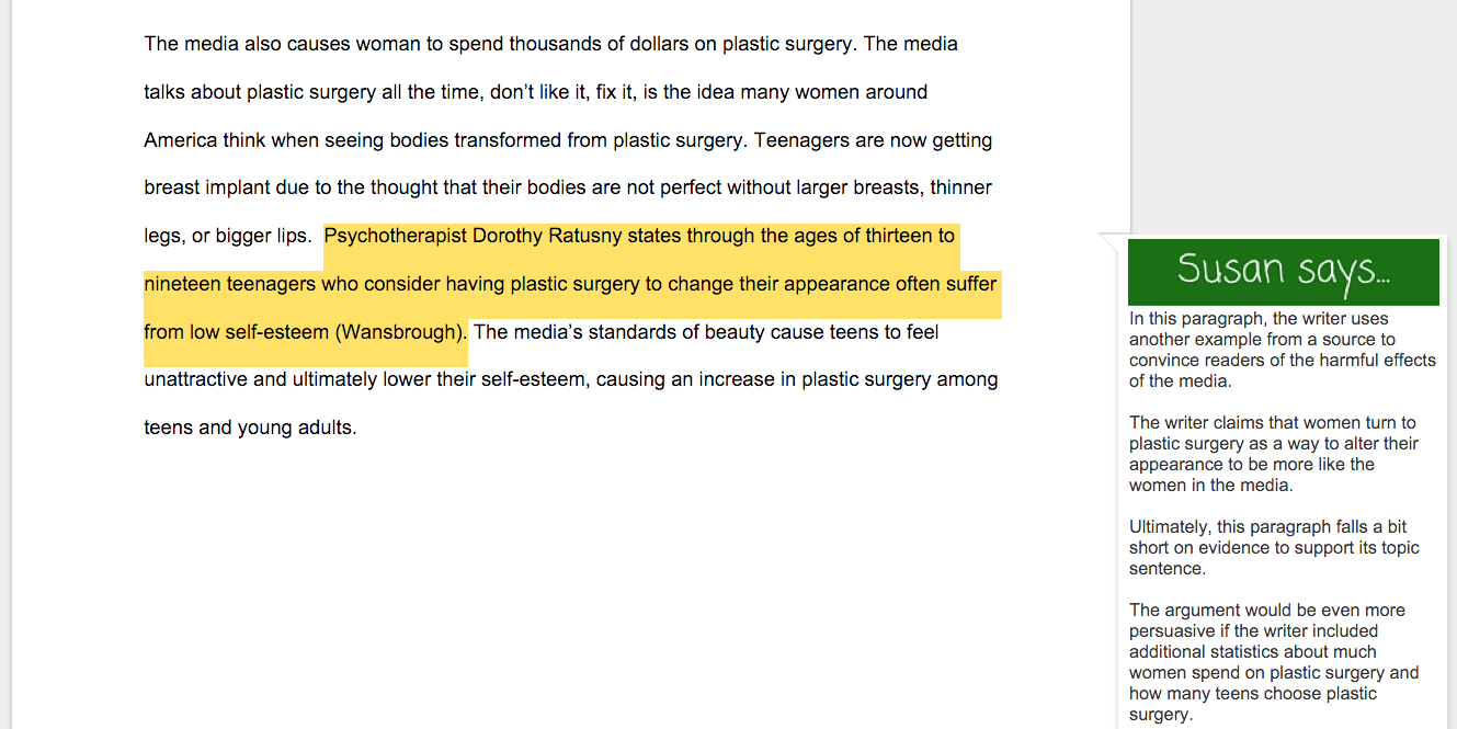 argumentative essay about cosmetic surgery