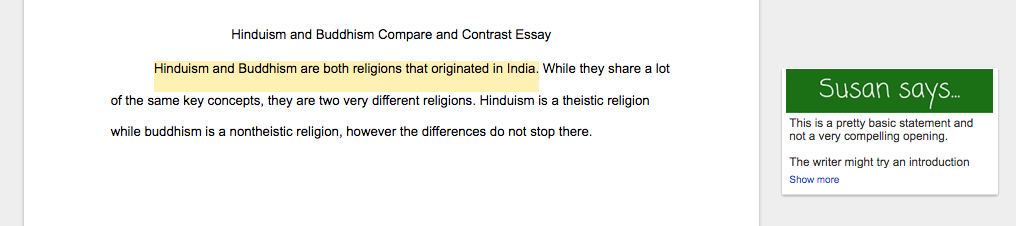 Compare buddhism hinduism essay