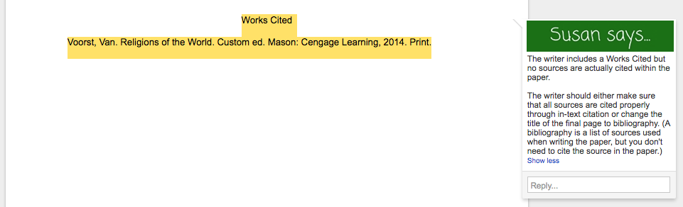 comparison essay format