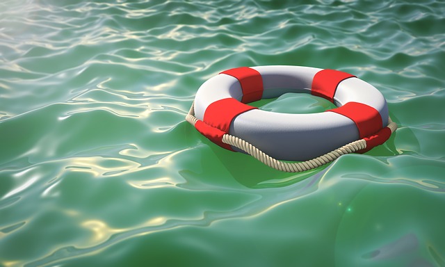 life preserver offering help